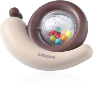 BabyOno Rattle 3m+ hochet Snail 1 pcs