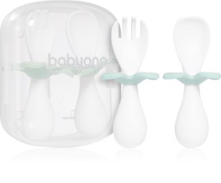 BabyOno Spoon and Fork 12m+ söögiriistad koos ümbrisega