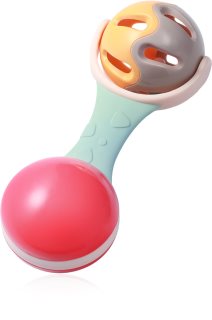 BabyOno Rattle With Teether 3m+ bijtring met rammelaar