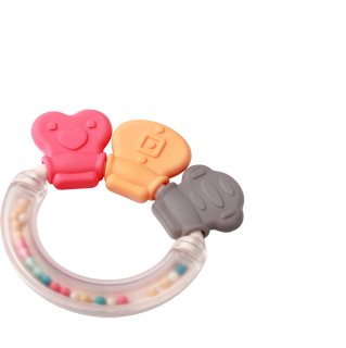 BabyOno Rattle With Teether 3m+ kousátko s chrastítkem