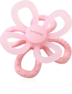 BabyOno Silicone Teether Flower bijtring
