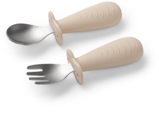 BabyOno Be Active Stainless Steel Spoon and Fork couverts pour enfant