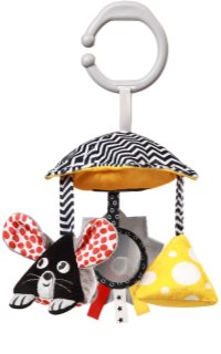BabyOno Mouse kontrastní závěsná hračka 0m+ 1 ks
