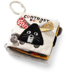 BabyOno Mouse εκπαιδευτικό βιβλίο δραστηριοτήτων με έντονα χρώματα 0m+ 1 τμχ