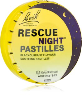 Bach® Flower Remedies RESCUE® Night pastilky pre vašu pohodu príchuť Blackcurrant 50 g