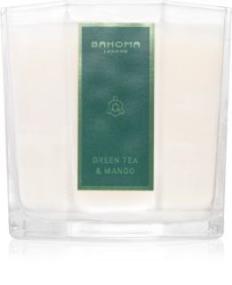 Bahoma London Octagon Collection Green Tea & Mango lumânare parfumată 180 g