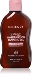 Bali Body Watermelon Tanning Oil olej na opalování SPF 50 100 ml