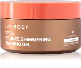 Bali Body Shimmering Tanning Gel гел за слънчеви бани SPF 15 150 гр.