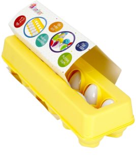 Bam-Bam Egg Shape Sorter Set aktiviteter pussel 18m+ 10 st.