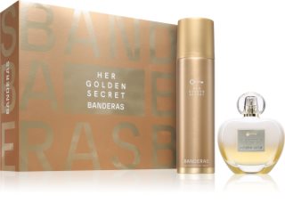 Banderas Her Golden Secret σετ δώρου για γυναίκες