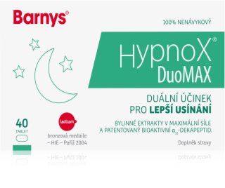 Barny's HypnoX DuoMAX tablety pri ťažkostiach so spánkom a zaspávaním 40 tbl