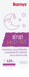Barny's HypnoX Dětský zklidňující sirup sirup při potížích se spánkem a usínáním pro děti 120 ml