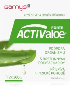 Barny's ActivAloe Lékárenská aloe gel pro detoxikaci organismu a podporu imunity 2x500 ml
