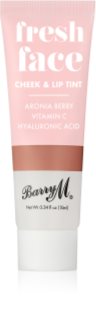 Barry M Fresh Face folyékony arcpír és szájfény árnyalat Caramel Kiss 10 ml