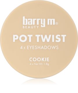 Barry M Pot Twist sombras cremosas tom Cookie 4x1.8 g