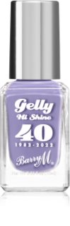 Barry M Gelly Hi Shine "40" 1982 - 2022 Nail Polish shade Party Ring 10 ml