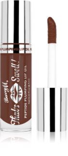 Barry M That's Swell! Peptide Plumping Lip Oil ajak olaj dús hatásért árnyalat Hazelnut Haze 6.5 ml