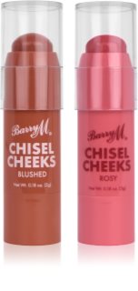 Barry M Chisel Cheeks krémová tvářenka v tyčince duo balení 2x5 g