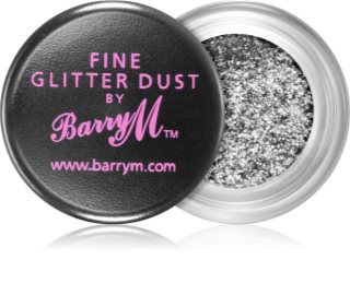 Barry M Fine Glitter Dust glitter eyeshadow shade Silver 10 g
