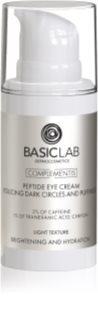 BasicLab Dermocosmetics Complementis light eye cream to treat swelling and dark circles 15 ml