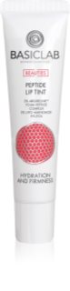BasicLab Dermocosmetics Beauties balzam za sijoče ustnice s peptidi odtenek 230 Dusty Rose 15 ml