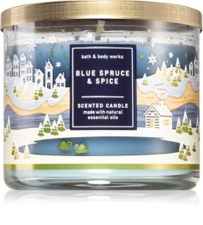 Bath & Body Works Blue Spruce & Spice lumânare parfumată 411 g