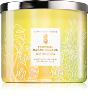 Bath & Body Works Tropical Island Colada lumânare parfumată 411 g