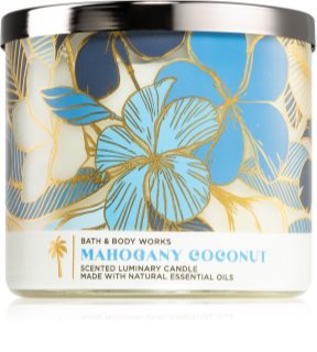 Bath & Body Works Mahogany Coconut lumânare parfumată 411 g