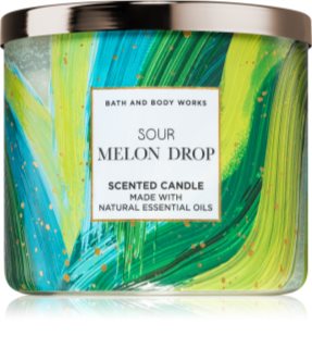 Bath & Body Works Sour Melon Drop αρωματικό κερί 411 γρ