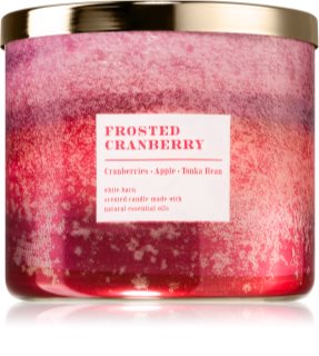 Bath & Body Works Frosted Cranberry αρωματικό κερί 411 γρ
