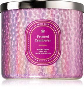 Bath & Body Works Frosted Cranberry αρωματικό κερί 411 γρ