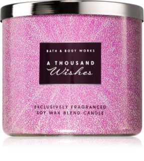 Bath & Body Works A Thousand Wishes dišeča sveča 411 ml