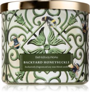 Bath & Body Works Backyard Honeysuckle bougie parfumée