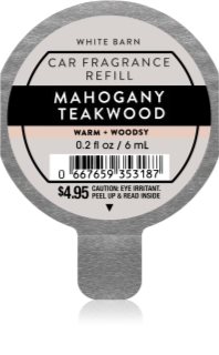 Bath & Body Works Mahogany Teakwood désodorisant voiture recharge 6 ml