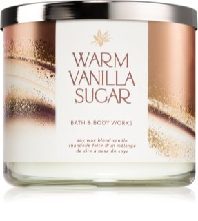 Bath & Body Works Warm Vanilla Sugar scented candle 411 g