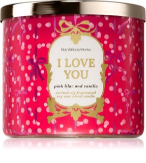Bath & Body Works I Love You dišeča sveča 411 g