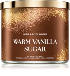 Bath & Body Works Warm Vanilla Sugar vela perfumada 411 g