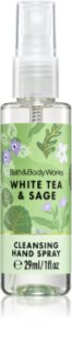 Bath & Body Works White Tea & Sage спрей за почистване на ръце 29 мл.