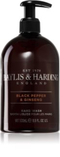 Baylis & Harding Black Pepper & Ginseng flüssige Seife für die Hände 500 ml