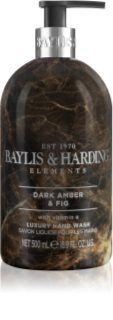 Baylis & Harding Elements Dark Amber & Fig tekuté mýdlo na ruce 500 ml