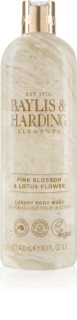 Baylis & Harding Elements Pink Blossom & Lotus Flower gel de duș de lux 500 ml