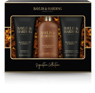 Baylis & Harding Black Pepper & Ginseng Coffret cadeau visage, corps et cheveux pour homme