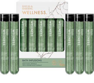 Baylis & Harding Wellness. Energise lote de regalo para la bañera Ginger, Lime & Basil Leaf