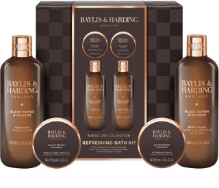 Baylis & Harding Black Pepper & Ginseng σετ δώρου στη μπανιέρα για άντρες