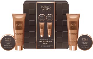 Baylis & Harding Black Pepper & Ginseng Geschenkset blechdose für Herren