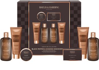 Baylis & Harding Black Pepper & Ginseng lote de regalo de baño para hombre