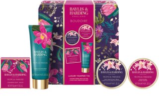 Baylis & Harding Boudoire Tropical Paradise Dāvanu komplekts skārda kārbiņā