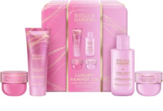 Baylis & Harding Jojoba, Vanilla & Almond Oil ajándékszett pléh doboz