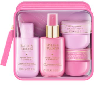 Baylis & Harding Jojoba, Vanilla & Almond Oil ajándékszett utazásra
