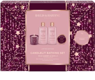 Baylis & Harding Wild Cherry & Vanilla Dāvanu komplekts vannai